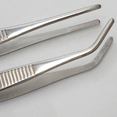 2pcs Stainless Steel Tweezers for Precision Work