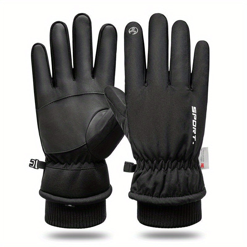 Men's Winter Touch Screen Waterproof Ski Gloves