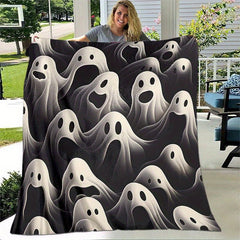 Soul Pattern Portable Camping Thin Blanket Flannel Warm Throw Blanket