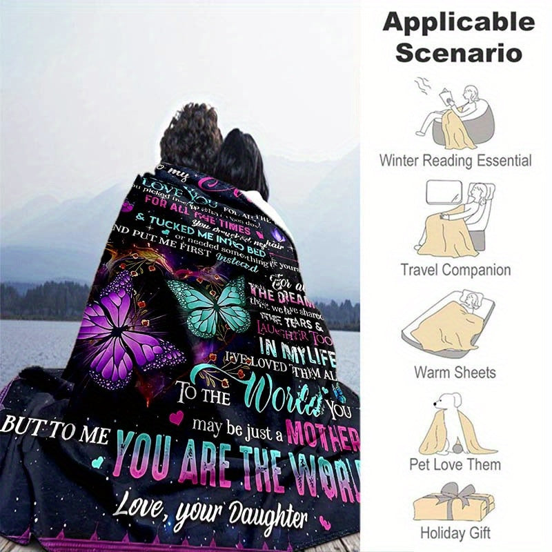 Soft Portable Camping Thin Blanket Lightweight Flannel Throw Blanket