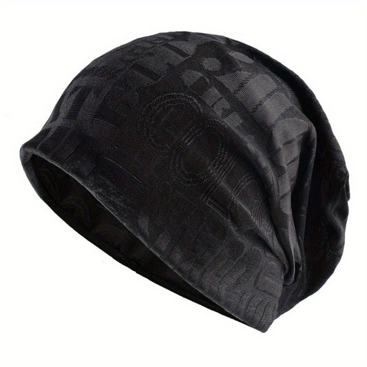 Dual Purpose Pullover Beanie Hat Neck Gaiter Slouchy Hat