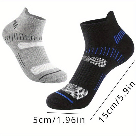 1pair Sports Socks Running Ankle Sweat Absorbing Socks