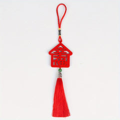 Classic Wooden Board Hanging Decorations Fringe Pendants