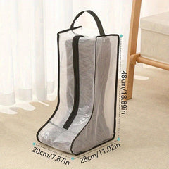 Short Boots Storage Bag With Zipper Dust-proof Shoe Storage Container
