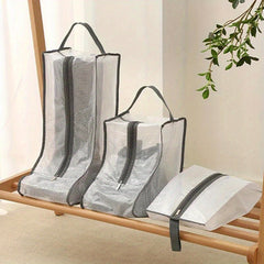 Short Boots Storage Bag With Zipper Dust-proof Shoe Storage Container