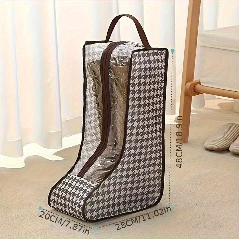 Short Boots Storage Bag With Zipper Dust-proof Shoe Storage Container