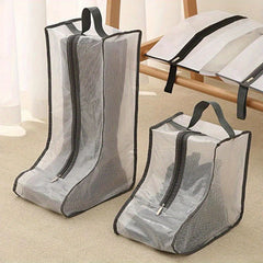 Short Boots Storage Bag With Zipper Dust-proof Shoe Storage Container
