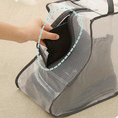 Short Boots Storage Bag With Zipper Dust-proof Shoe Storage Container
