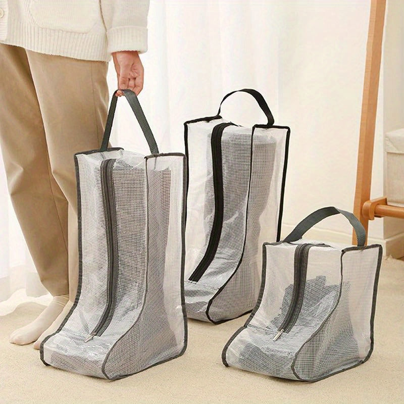 Short Boots Storage Bag With Zipper Dust-proof Shoe Storage Container
