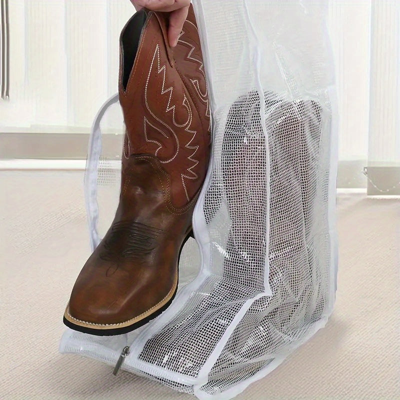 Short Boots Storage Bag With Zipper Dust-proof Shoe Storage Container