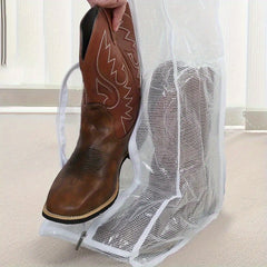 Short Boots Storage Bag With Zipper Dust-proof Shoe Storage Container
