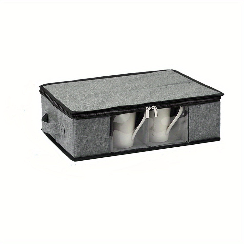 Stylish Cup Storage Bag with Dividers for Coffee & Tea Cups