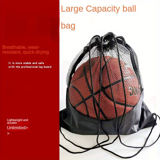 Sports Backpack Basketball Football Net Bag Ball Storage Bag