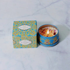 Soy Wax Dried Flower Scented Candle Wedding Ceremony Fragrance
