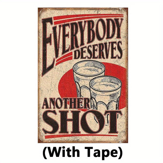 Vintage Funny Quote Wall Decor for Home Bar - Unique Kitchen Decoration