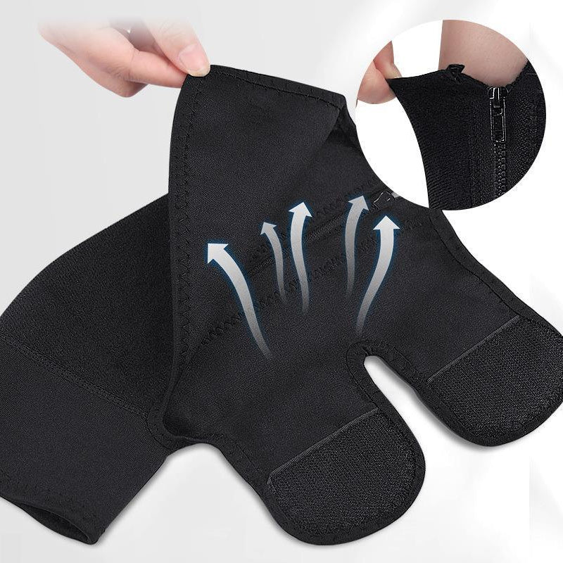 1PC Sports Zippered Foot Protection Socks Ankle Leg Socks