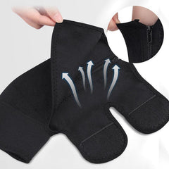 1PC Sports Zippered Foot Protection Socks Ankle Leg Socks