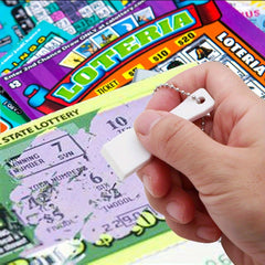 10pcs Lottery Scratch Tool Keychain Plastic Scratcher Household Gadget
