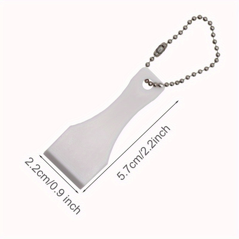10pcs Lottery Scratch Tool Keychain Plastic Scratcher Household Gadget