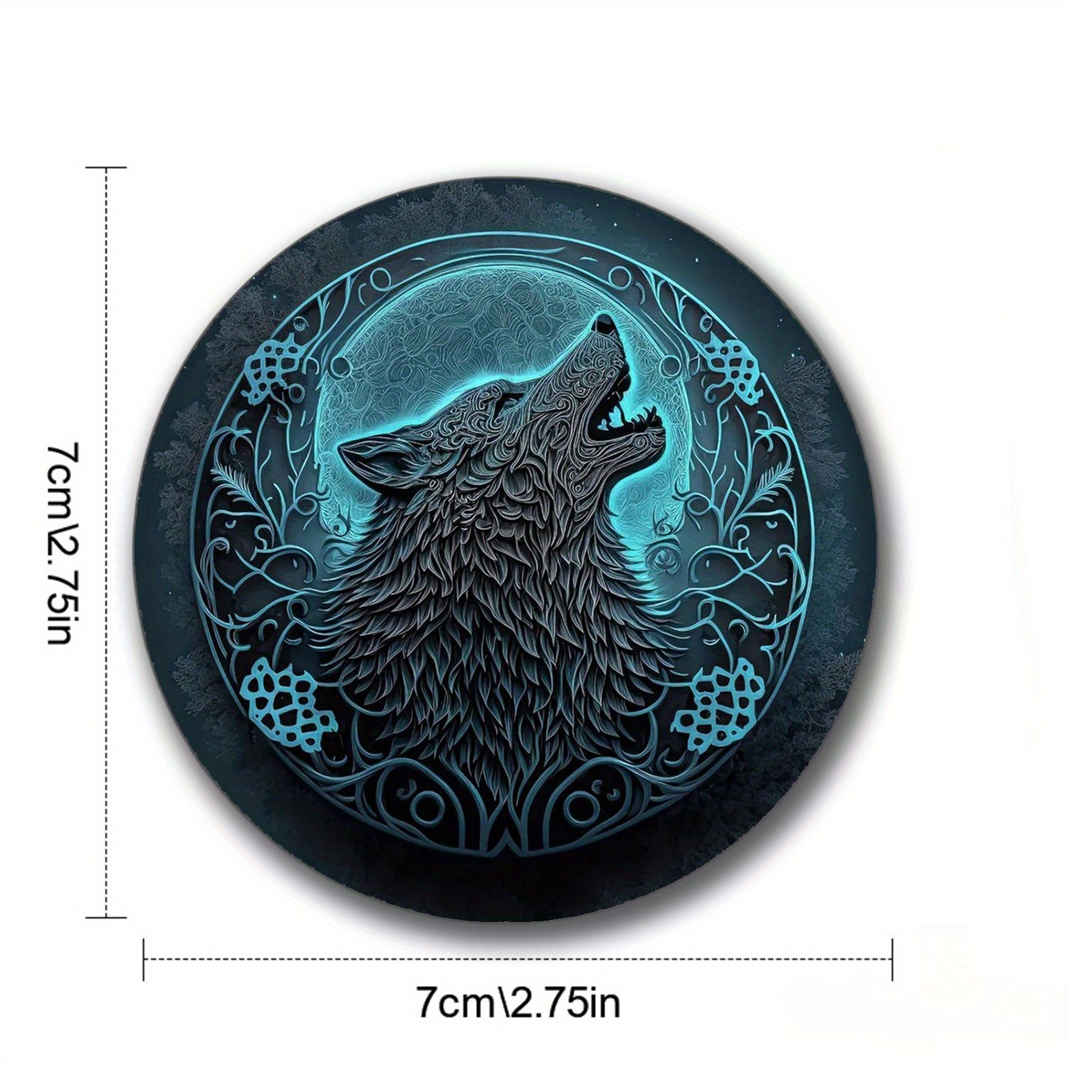 2pcs Holiday Party Coaster Waterproof Round Cup Holder Mat