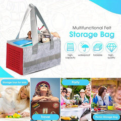 Foldable Carrying Box Dust-proof Storage Bag for Camping, Outdoor Leisure