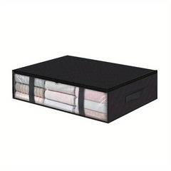 Large Capacity Storage Bag Under Bed Reusable Box With Handles & Window