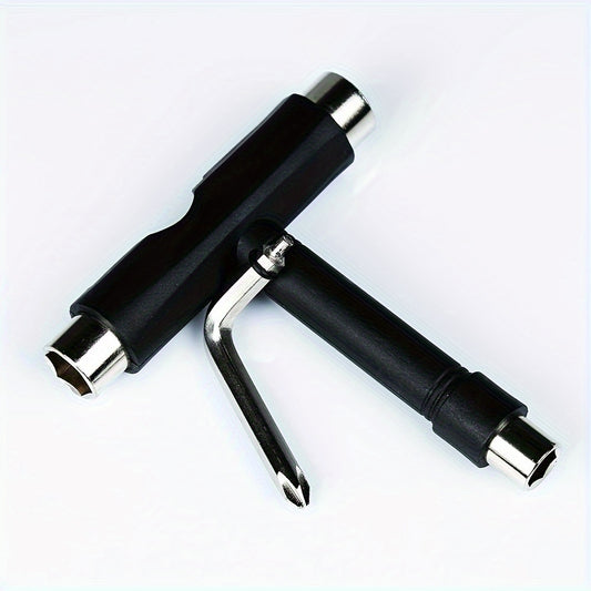 Portable Skate Tool T Wrench Cross Head Screwdriver Roller Skate Repair