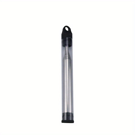2pcs Stainless Steel Fire Blow Tube for Camping