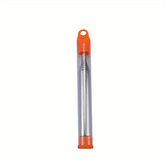 2pcs Stainless Steel Fire Blow Tube for Camping