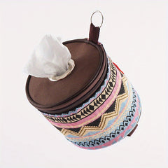 Outdoor Camping Tissue Box Wall Mount Storage Bag