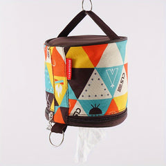 Outdoor Camping Tissue Box Wall Mount Storage Bag