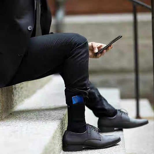Security Socks With Zipper Pocket Sport Crew Socks