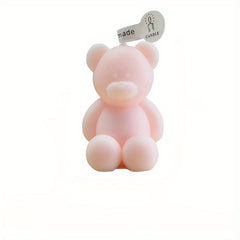 4pcs Mini Bear Aromatherapy Candles for Home Decoration