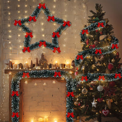Christmas Tinsel Garland Twist Hanging Fireplace Mantel Decor