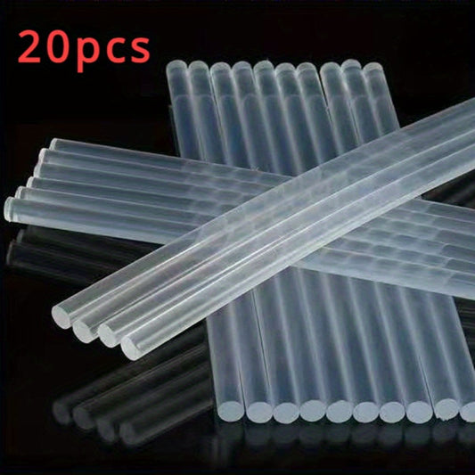 20pcs High Viscosity Transparent Glue Stick for DIY Hot Melt Purpose