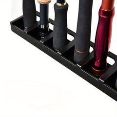 Wall mounted Fishing Rod Holder Vertical Organizer