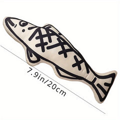 Dried Fish Doll Pendant Plush Fish Key Chain Line Fish Fun Plush Toy