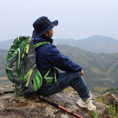 3 Section Foldable Alpenstock for Hiking and Walking