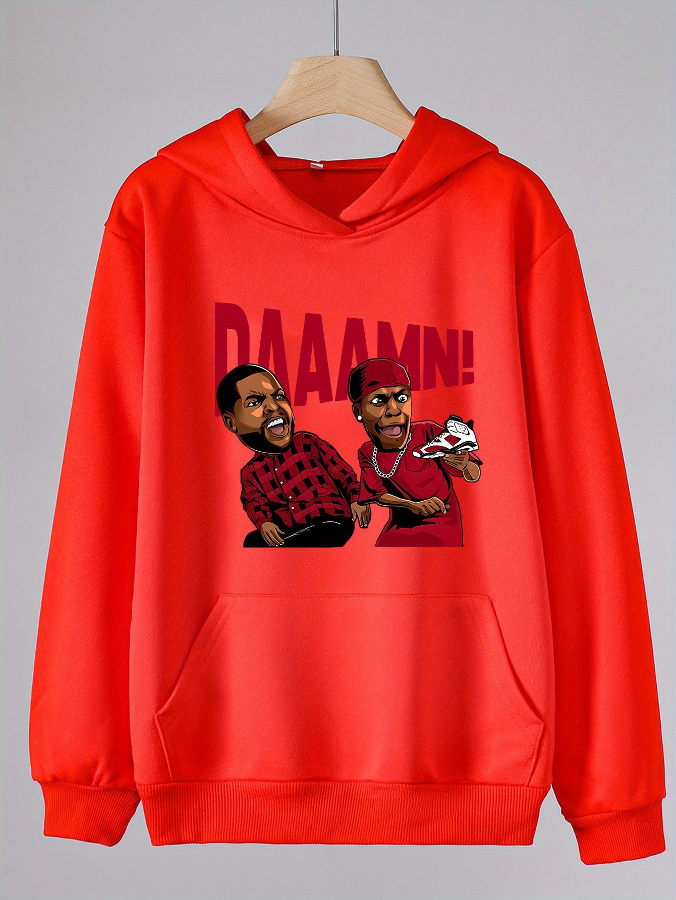 Print Hoodie For Girls Kids Long Sleeve Top