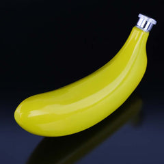 Banana Wine Pot 5oz Stainless Steel Bottle, Funnel for Bar Party, Creative Gift