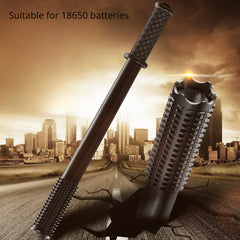 Outdoor Baseball Stick Flashlight with 3 Speeds & Nylon Sleeve