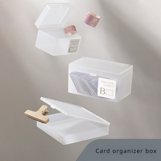 Mini Storage Box Transparent Drawer Organization