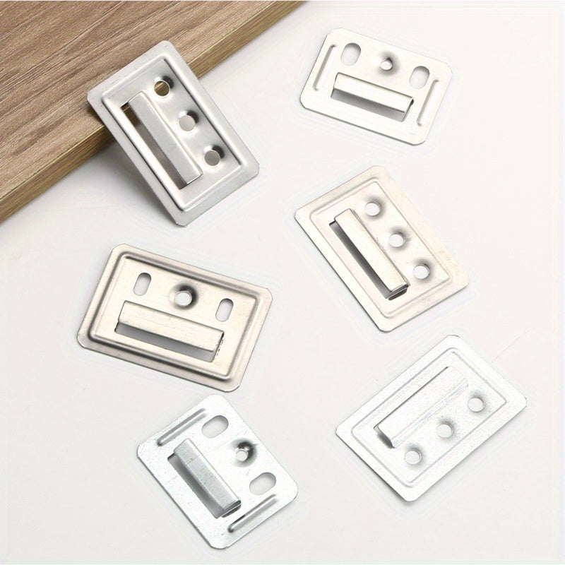 12pcs Stainless Steel Clapboard Clip Wall Card Clip Easy to Use