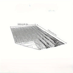 Outdoor Winter Emergency Insulation Blanket Double sided Silvery
