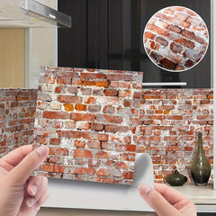 4pcs Wood Grain Ceramic Tile for Doll House Decor