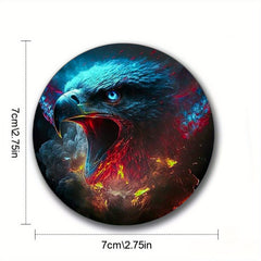 2pcs Holiday Party Coaster Decorative Mat Coffee Coaster Waterproof Round