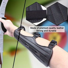 Adjustable Arm Guard for Archery Safety