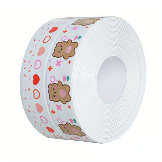 PVC Waterproof Toilet Caulk Strip Self Adhesive Tub Sealing Tape