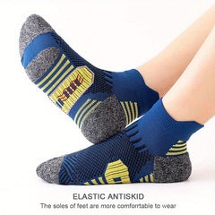Men's Padded Sports Ankle Socks for Outdoor Activities