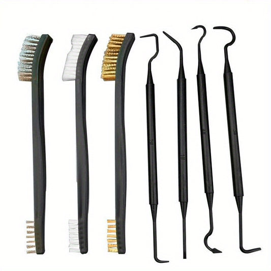 Heavy Duty Steel Wire Brush & Nylon Pick Set